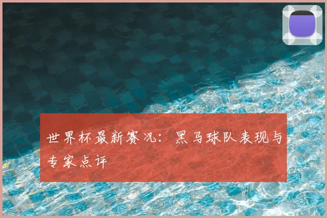 世界杯最新赛况:黑马球队表现与专家点评